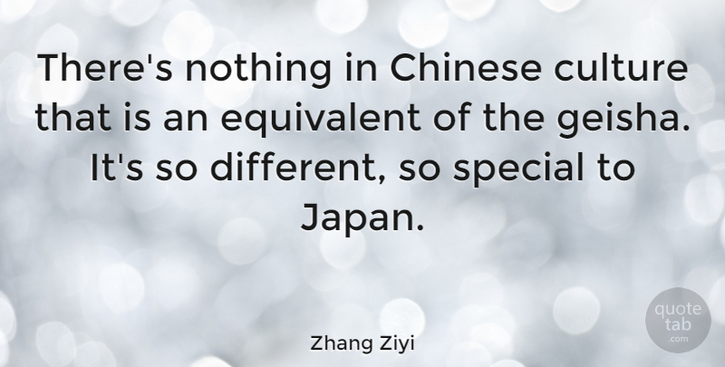 Zhang Ziyi Quote About Japan, Chinese, Special: Theres Nothing In Chinese Culture...