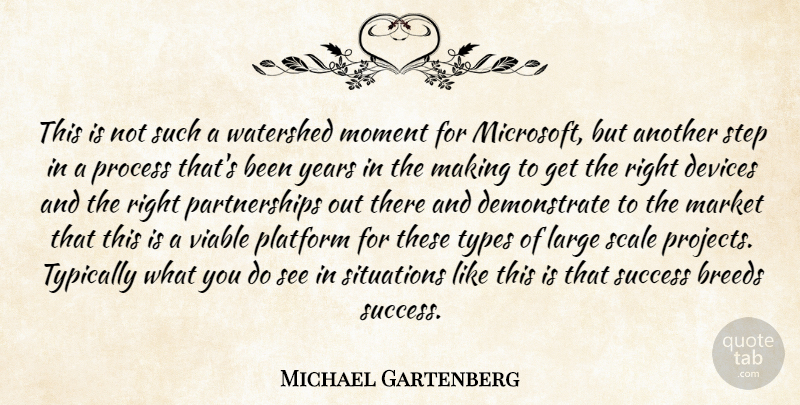Michael Gartenberg Quote About Breeds, Devices, Large, Market, Moment: This Is Not Such A...