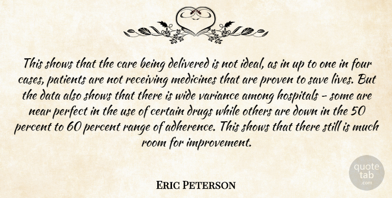 Eric Peterson Quote About Among, Care, Certain, Data, Delivered: This Shows That The Care...