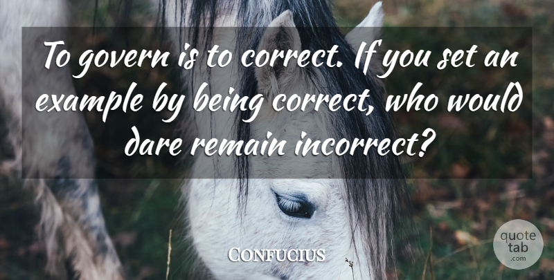 Confucius Quote About Love, Inspirational, Funny: To Govern Is To Correct...