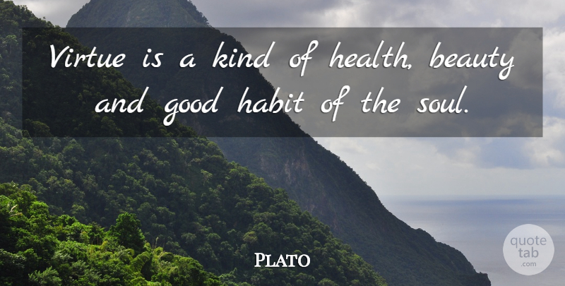Plato Quote About Soul, Kind, Virtue: Virtue Is A Kind Of...