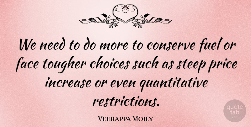 Veerappa Moily Quote About Choices, Needs, Fuel: We Need To Do More...