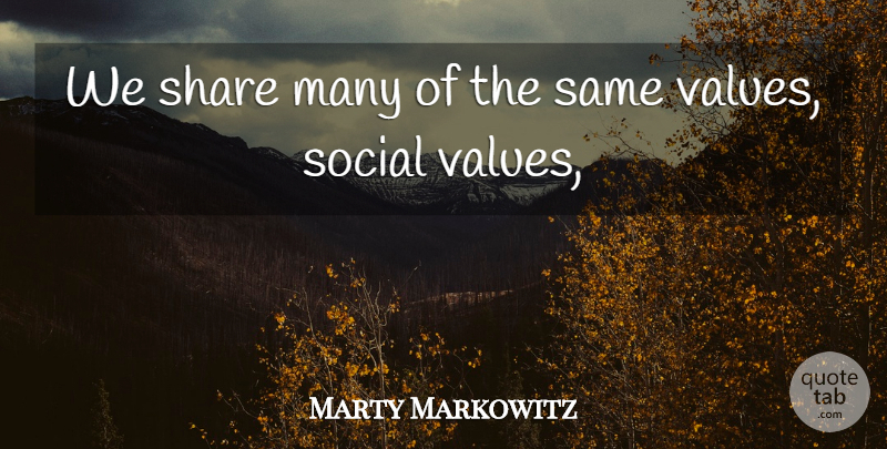 Marty Markowitz Quote About Share, Social: We Share Many Of The...