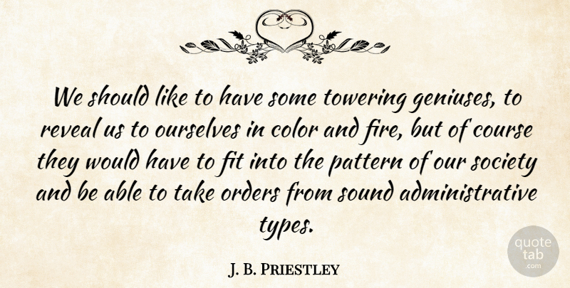 Joseph Priestley Quote About Color, Fire, Genius: We Should Like To Have...