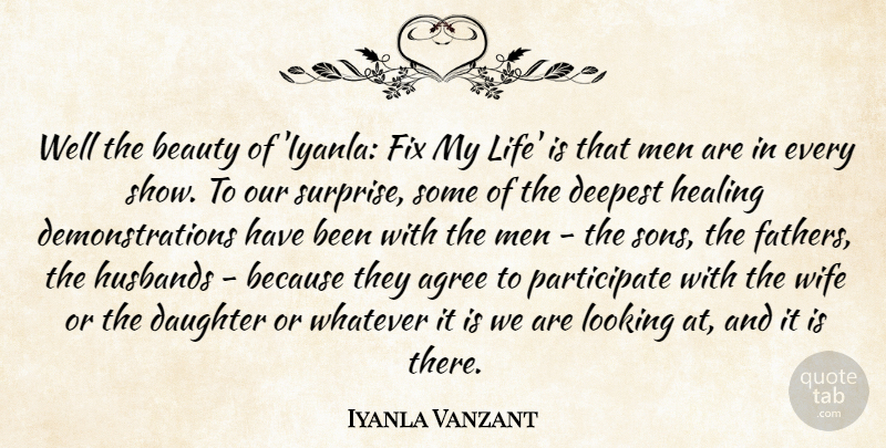 Iyanla Vanzant Quote About Daughter, Mother, Husband: Well The Beauty Of Iyanla...