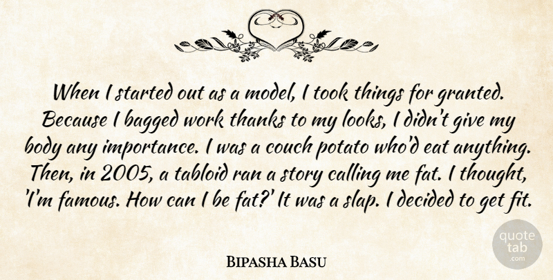 Bipasha Basu Quote About Giving, Looks, Stories: When I Started Out As...