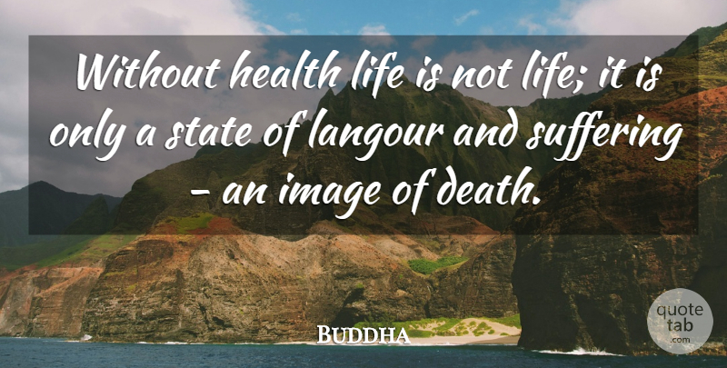 Buddha Quote About Death, Health, Image, Life, State: Without Health Life Is Not...