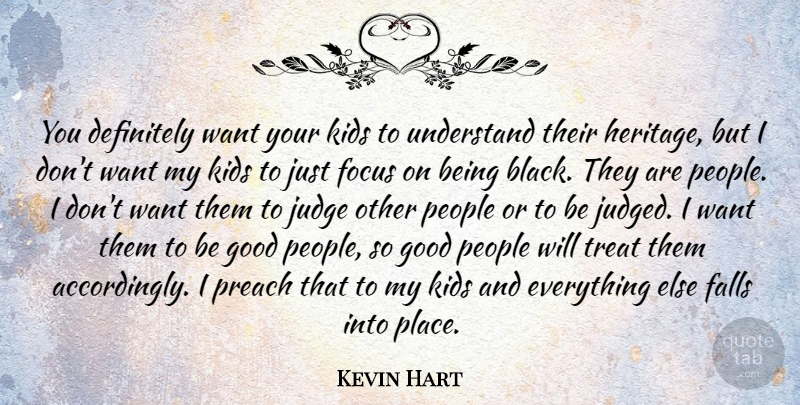 Kevin Hart Quote About Fall, Kids, People: You Definitely Want Your Kids...