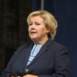 Author Erna Solberg