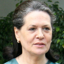 Author Sonia Gandhi