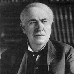 Author Thomas A. Edison