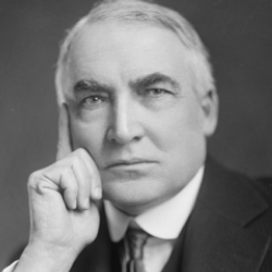 Author Warren G. Harding