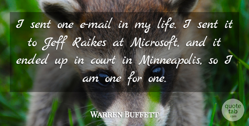 Warren Buffett Quote About Mail, Microsoft, Court: I Sent One E Mail...