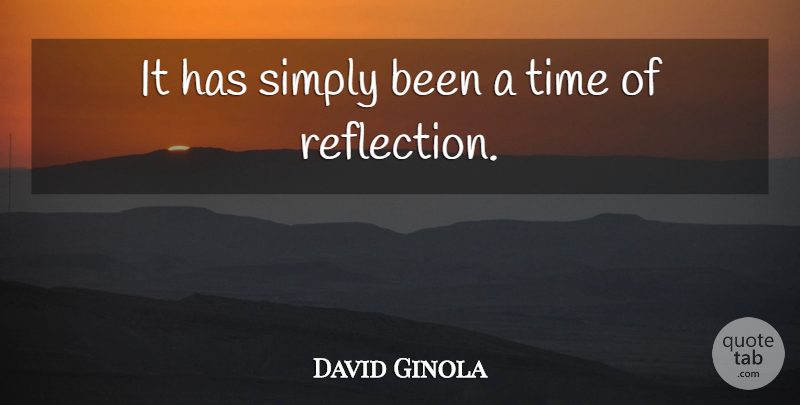 David Ginola Quote About French Athlete, Simply, Time: It Has Simply Been A...