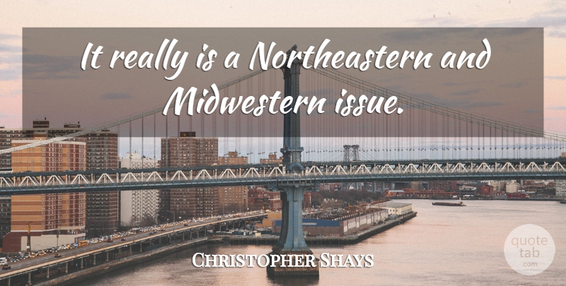 Christopher Shays Quote About undefined: It Really Is A Northeastern...