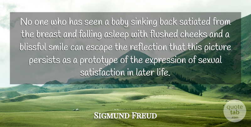 Sigmund Freud Quote About Baby, Fall, Reflection: No One Who Has Seen...