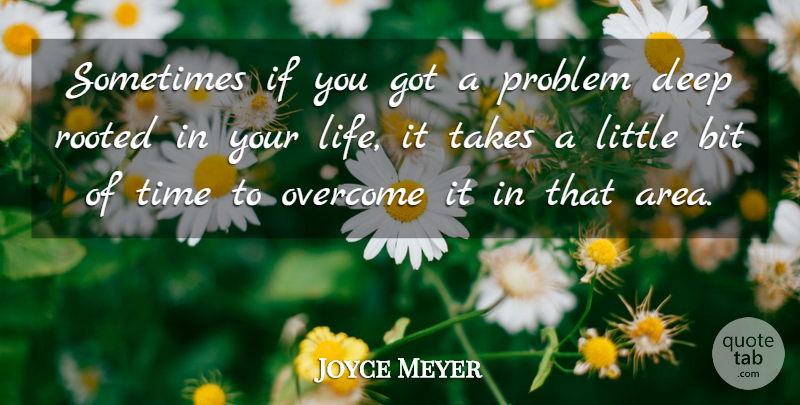 Joyce Meyer Quote About Littles, Overcoming, Sometimes: Sometimes If You Got A...
