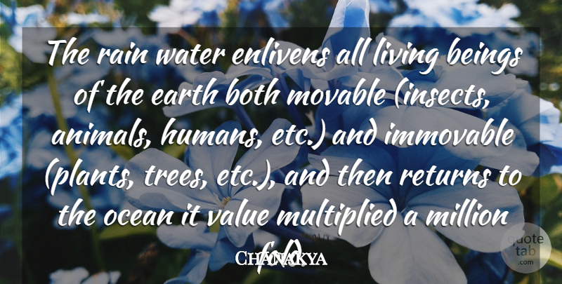 Chanakya Quote About Ocean, Rain, Reality: The Rain Water Enlivens All...