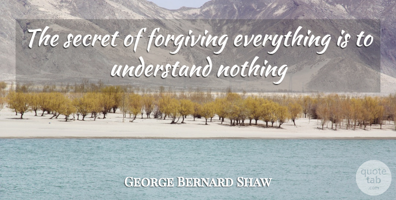 Josh Billings Quote About Forgiveness, Secret, Forgiving: The Secret Of Forgiving Everything...