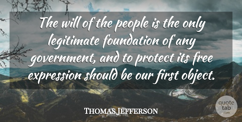 Thomas Jefferson Quote About Freedom, 4th Of July, Thinking: The Will Of The People...