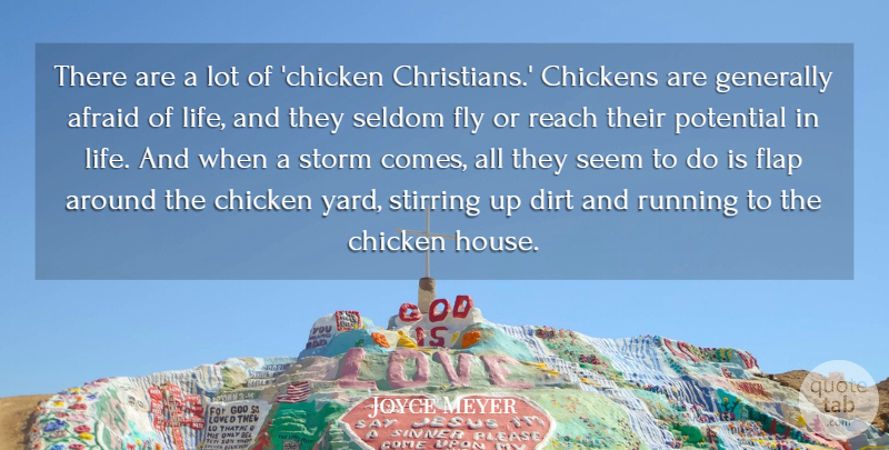 Joyce Meyer Quote About Christian, Running, House: There Are A Lot Of...