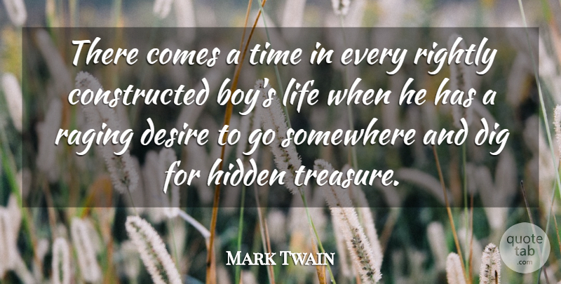Mark Twain Quote About Time, Son, Baby Boy: There Comes A Time In...