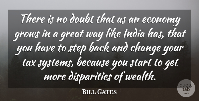 Bill Gates Quote About Doubt, Way, Steps: There Is No Doubt That...