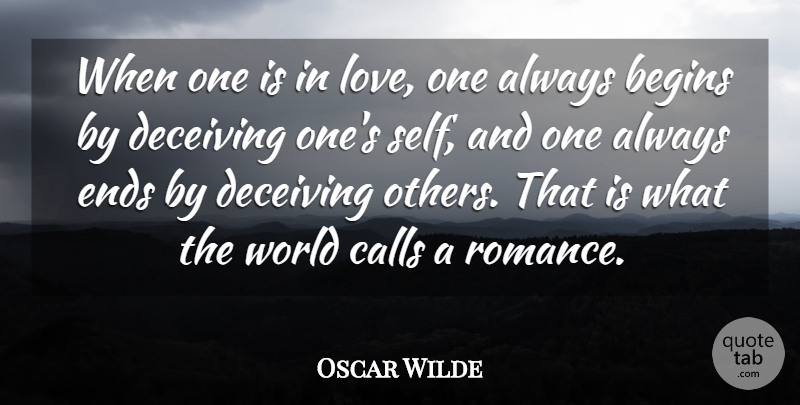 Oscar Wilde Quote About Love, Life, Breakup: When One Is In Love...