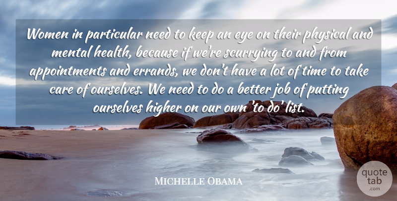 Michelle Obama Quote About Jobs, Women, Eye: Women In Particular Need To...