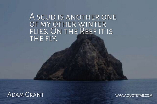 Adam Grant Quote About Winter: A Scud Is Another One...