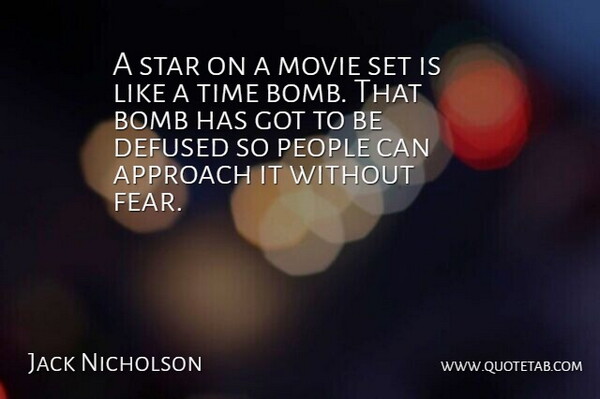 Jack Nicholson Quote About Movie, Stars, People: A Star On A Movie...