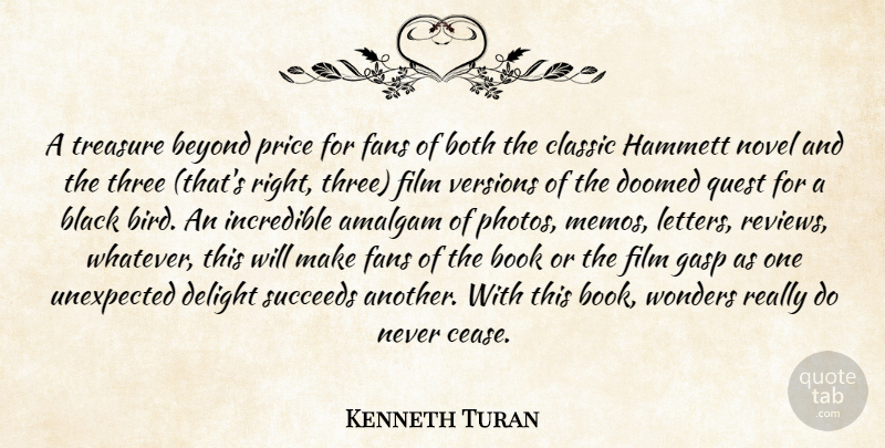 Kenneth Turan Quote About Beyond, Black, Book, Both, Classic: A Treasure Beyond Price For...