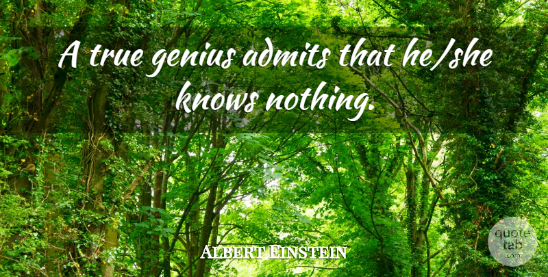 Albert Einstein Quote About Inspirational, Spiritual, Kids: A True Genius Admits That...