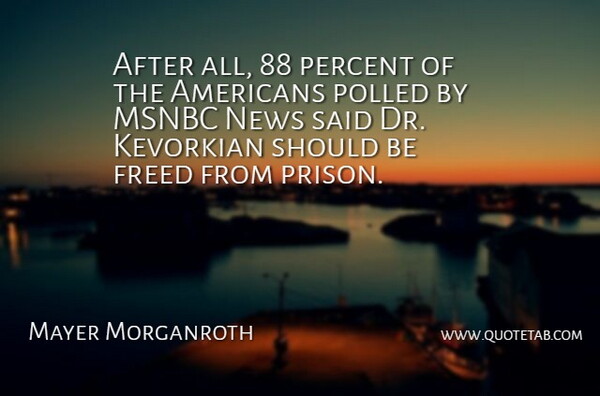 Mayer Morganroth Quote About Freed, Msnbc, News, Percent: After All 88 Percent Of...
