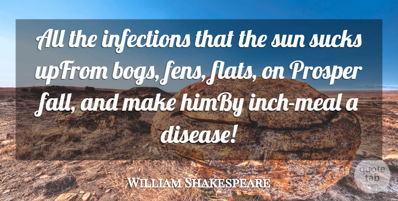 William Shakespeare Quote About Prosper, Sucks, Sun: All The Infections That The...