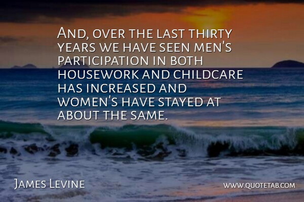 James Levine Quote About Men, Years, Lasts: And Over The Last Thirty...