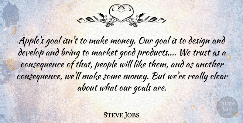 Steve Jobs Quote About Apples, Goal, People: Apples Goal Isnt To Make...
