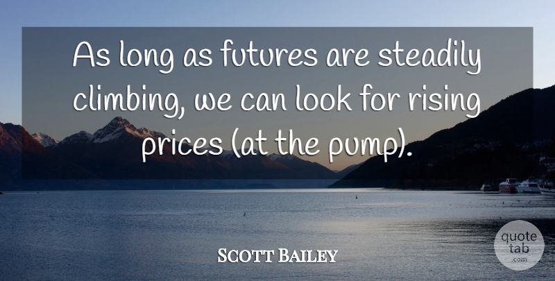 Scott Bailey Quote About Prices, Rising, Steadily: As Long As Futures Are...
