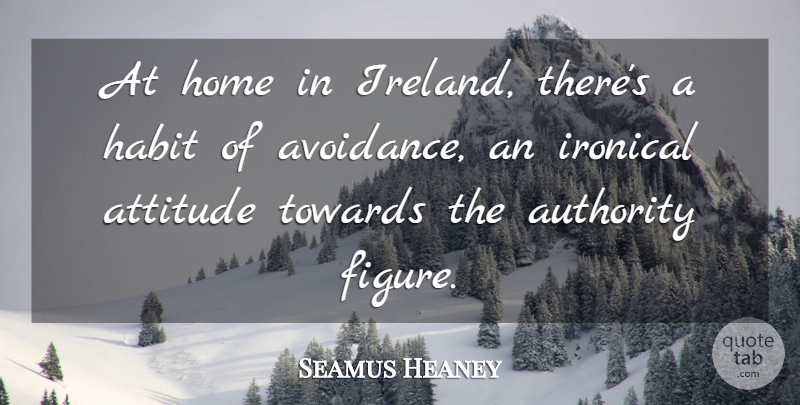 Seamus Heaney Quote About Attitude, Home, Figure Skating: At Home In Ireland Theres...
