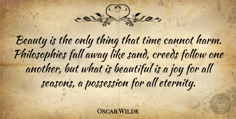 Oscar Wilde Quote About Beauty, Beautiful, Christian: Beauty Is The Only Thing...