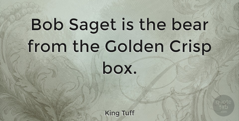 King Tuff Quote About Bob: Bob Saget Is The Bear...