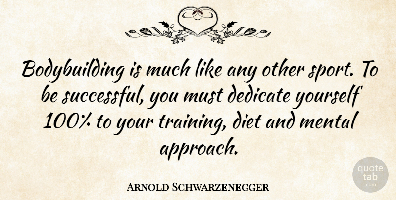 Arnold Schwarzenegger Quote About Strength, Sports, Fitness: Bodybuilding Is Much Like Any...