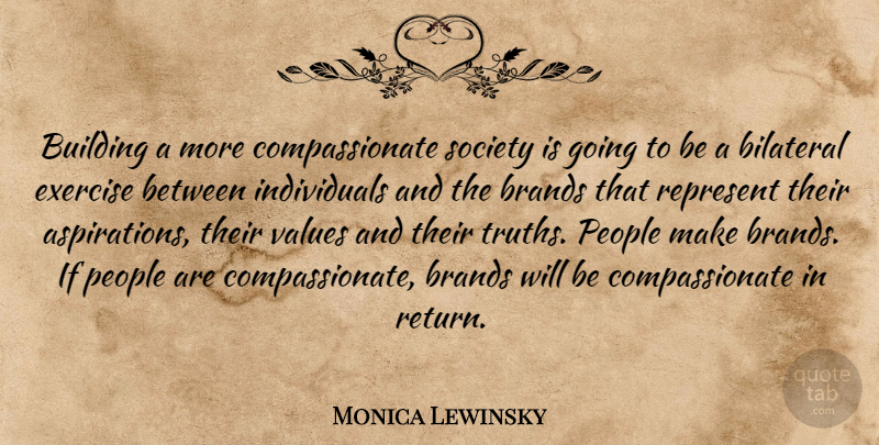 Monica Lewinsky Quote About Exercise, People, Return: Building A More Compassionate Society...