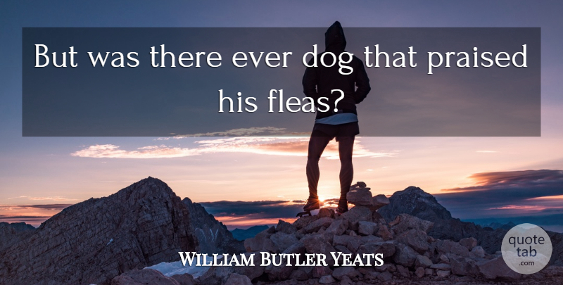 William Butler Yeats Quote About Dog, Fleas: But Was There Ever Dog...