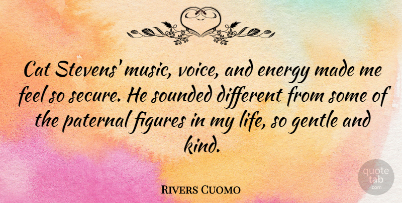 Rivers Cuomo Quote About Cat, Figures, Gentle, Life, Music: Cat Stevens Music Voice And...