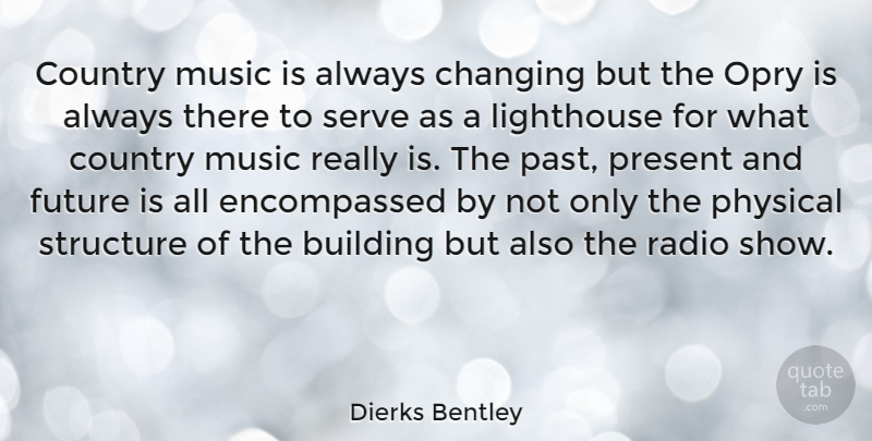Dierks Bentley Quote About Country, Past, Radio: Country Music Is Always Changing...