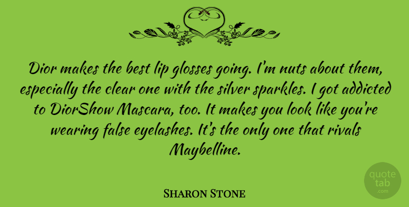 Sharon Stone Quote About Eyelashes, Nuts, Looks: Dior Makes The Best Lip...