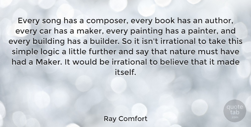 Ray Comfort Quote About Song, Believe, Book: Every Song Has A Composer...
