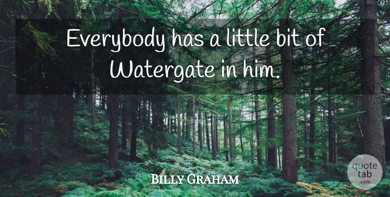 Billy Graham Quote About Fake People, Honesty, Army: Everybody Has A Little Bit...