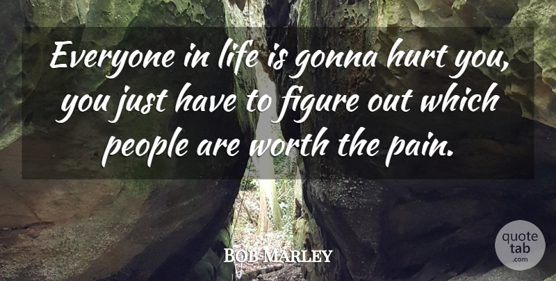 Bob Marley Quote About Sad, Hurt, Pain: Everyone In Life Is Gonna...